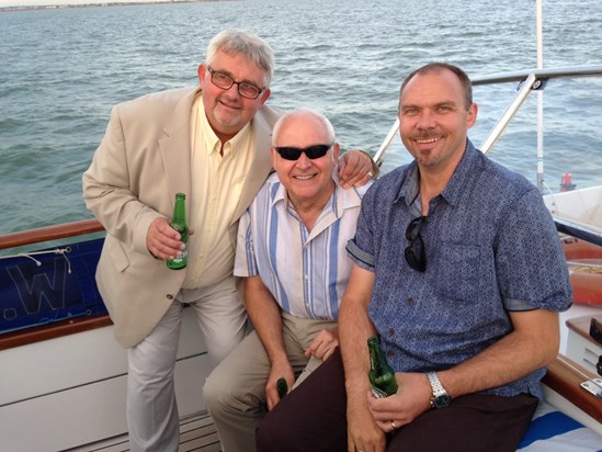 David, Tony and Paul. Happy times.