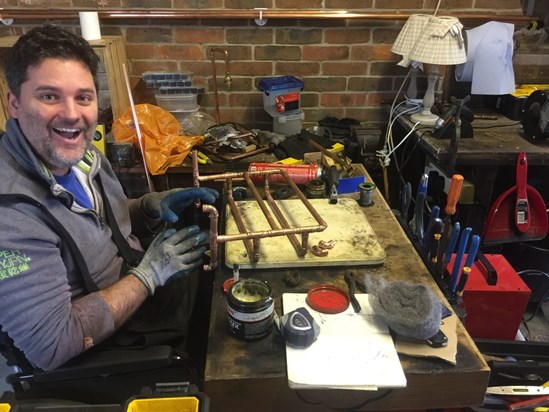 Dean Learning to Copperwork