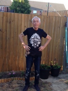 Dad in his Gas Monkey t shirt
