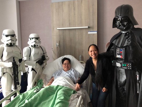 St Joseph’s Hospice with members of the 501st 2018