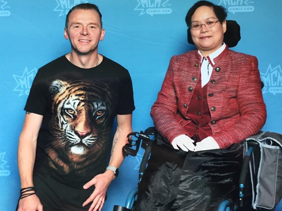 Meeting Simon Pegg London MCM 2019