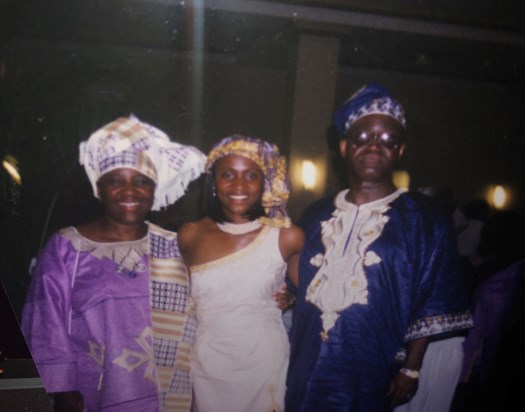 Sidney with his sister and niece