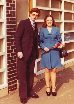 Wedding day 22/02/1975