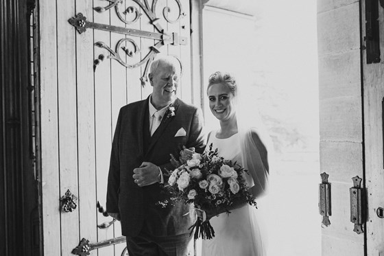 My favourite picture of Dad and I from my wedding in September 2019.