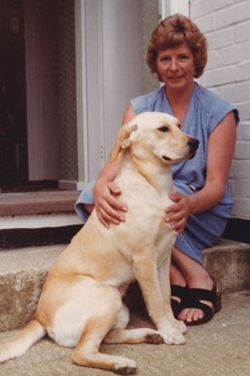 Mum and Spring, circa 1982