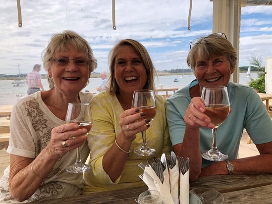 Cheers Pat, Julie, Joan 2018