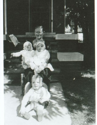 Grandma Clifton With Babies