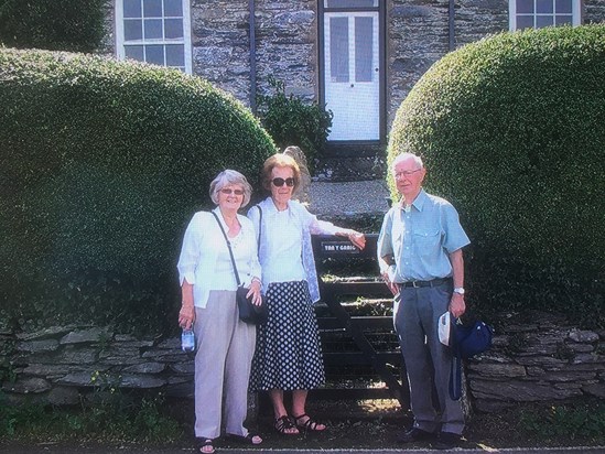 On holiday with Auntie Mary, Unc & Mum.