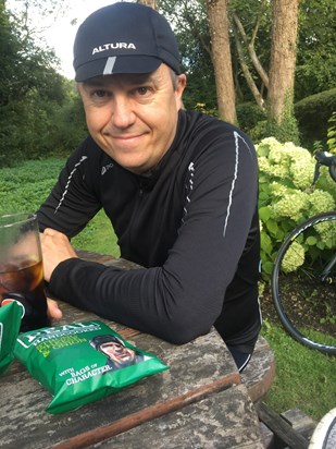 Quick pub break  while cycling through our beautiful local countryside  - Summer 2019