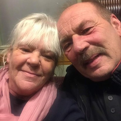 Jacky and Steve, married for 39 years