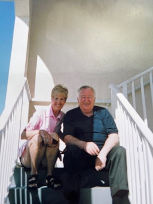 John and His sister Mary during a visit to Florida, USA