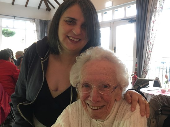 Mum with Mary, April 2018