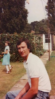 A happy day entertaining is as children, in the garden (many moons ago!)
