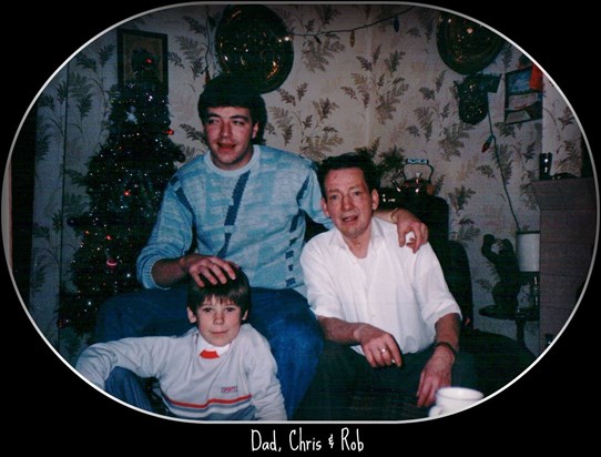 Dad with Chris & Rob