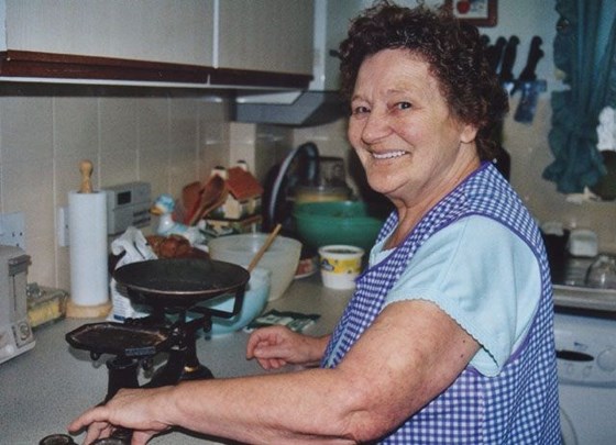 Mam loved to bake for her family