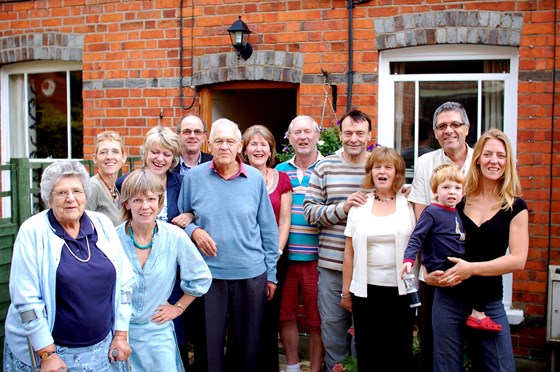 Happy memories of a family gathering at Nicola's house