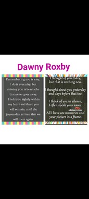 Miss you Dawny x