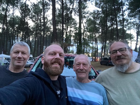 Jon, Matt, Rob and Richard at Le Mans 14th - 16th June 2024, we had a fantastic time, Thank You for being there with us x