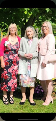 Karen, Thelma and Donna at Grandson Will’s Wedding