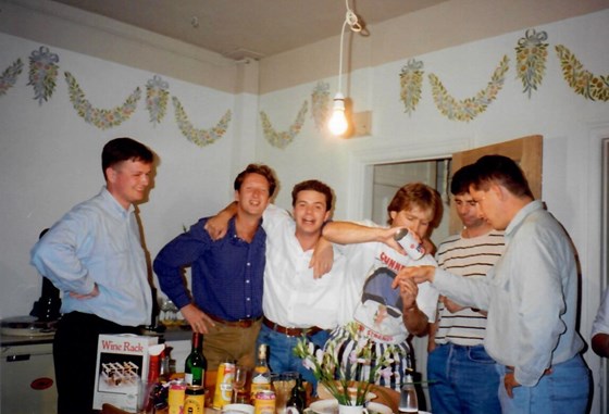 Housewarming party Ann&Chris Penzance 1994