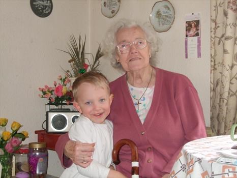 Henry and his precious Great Nan xx