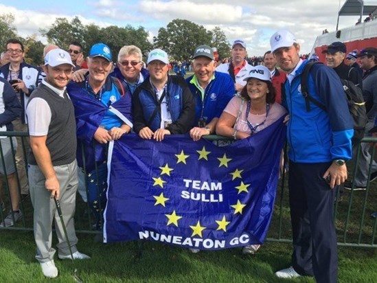 Dave was so honoured to be at the Ryder Cup 2016 to watch Andy Sullivan represent Nuneaton Golf Club