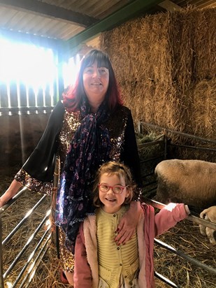 Katie's 50th - Champagne and sequins in the lambing barn, it was great!