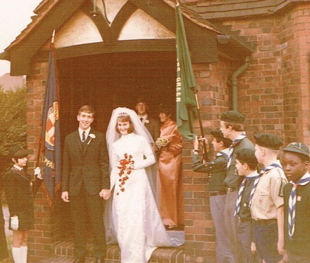 Wedding day  with scouts