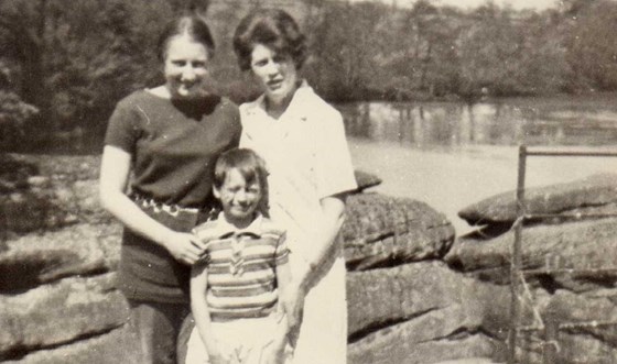 Angela Andrew and Eileen at Plumpton Rocks