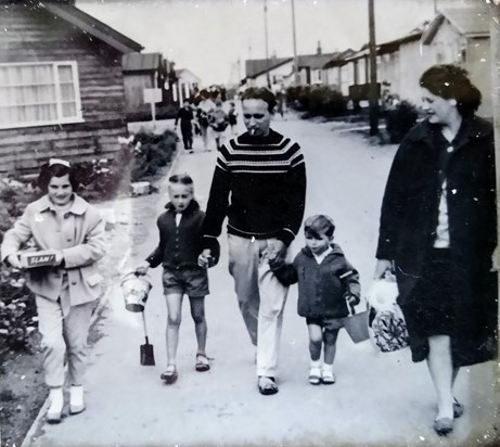 Mum, dad, Angie, Jeff and a girl called Susan a holiday in Bridlington