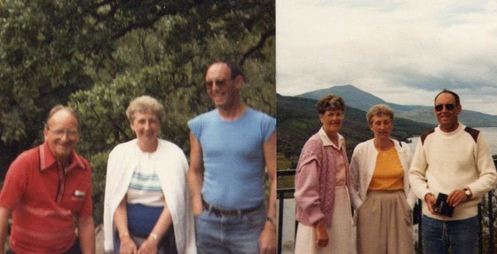 Mum, dad, Vera and Michael