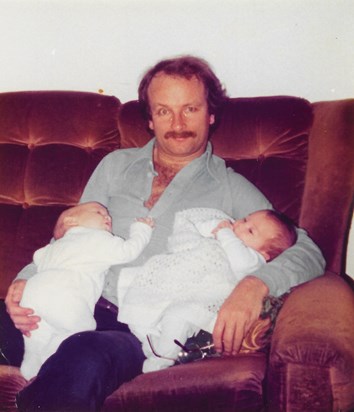 DAD 1983 WITH DAVID & ZOË