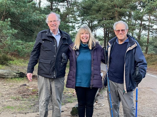 Colin, Lesley and Alistair Jan 2022