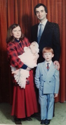 1987, Richard's Christening