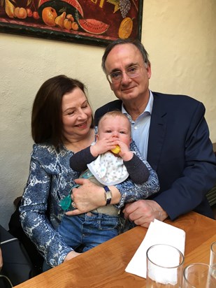 Trisha, Robert and their great nephew Loïc