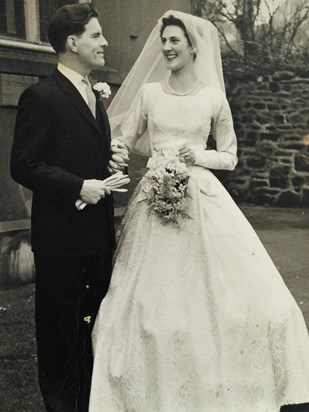 Mum & Dad - wedding day