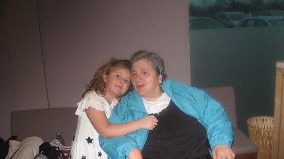 Charlotte with granny Babu