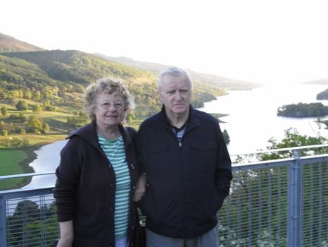 Picture taken on the 26 May 2007 (Queens View, Loch Tummel, Scotland) with grandad