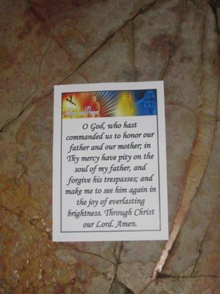 Parayer said by monk for dad 30 November at the Holy Sepulchre