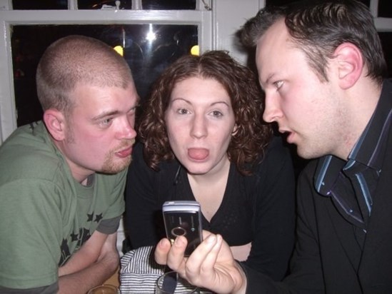 Ric, Katie and Daryl in Egham April 2008