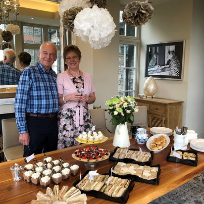 Duncan & Susan celebrating their 50th anniversary 