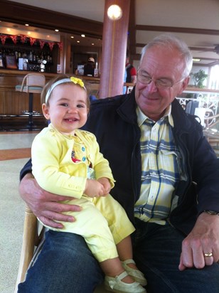 Duncan & his grandaughter Gabriella 