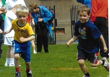 Calvin & Rory - Royal High Primary sports day 2007