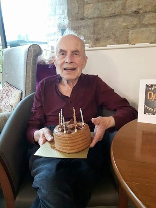 Enjoying his 89th birthday x