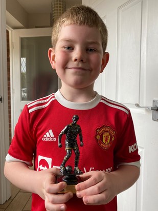 Football Trophy won today for you Daddy!