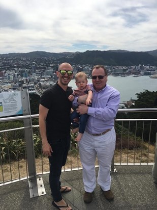 New Zealand with his grand nephew