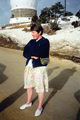 Margaret at Mt Olympus, Cyprus, Spring 93
