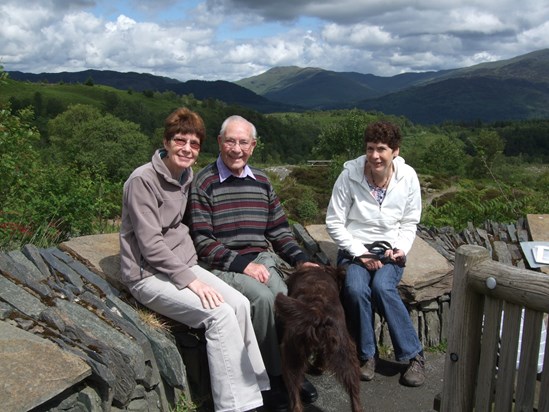 Scotland with Gill, Marilyn & Meg.