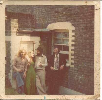 Brian and Charlotte with Pat and Turlough 1974