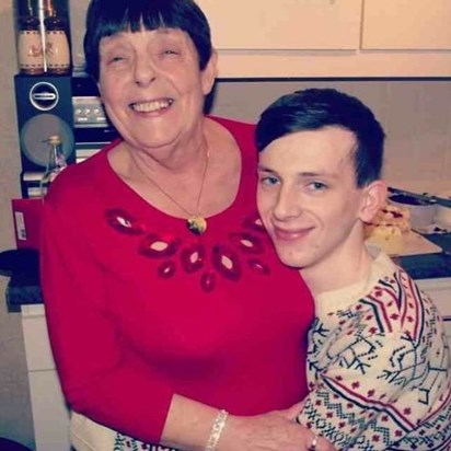 Bonnie and her grandson 